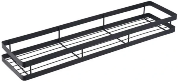 Unyqoos ® Kruidenrek Wandplank Zonder Boren Voor Keuken, Badkamer En Balkon, Mat Zwart, 20 cm
