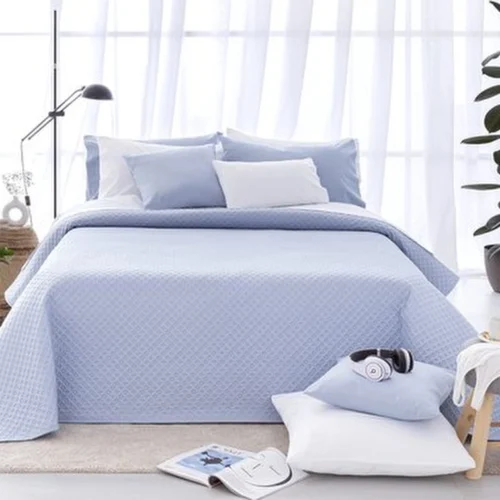 P-87213230288790-20260405104357.webp Unyqoos® Ultrazacht en Luxe Dekbed met Veelzijdig Piqué-Motief voor Alle Seizoenen in Lichtblauw