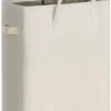 Unyqoos ® Ruimtebesparende Opvouwbare Wasmand met Handvatten en Waterdichte Functie, 45L Capaciteit, Beige