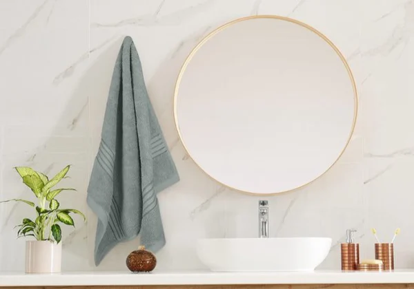 P-87213230296471-20260405183731.webp Unyqoos ® Zachte en Luxe Handdoekenset van Katoen - Absorberend en Comfortabel voor Dagelijks Gebruik (Set van 6, Grijs)