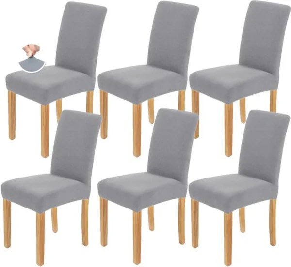 Unyqoos® Set van 6 Luxe Universele Stoelhoezen voor Diverse Gelegenheden