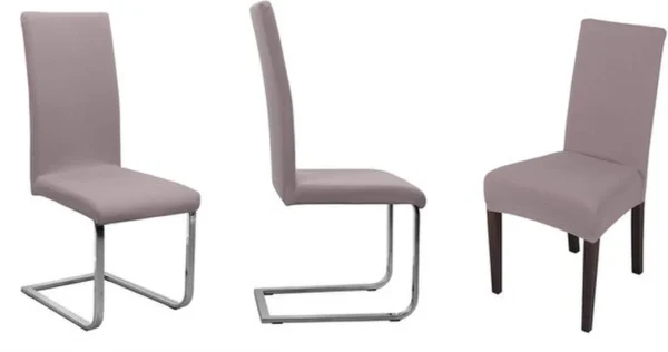 Unyqoos ® Elastische en Ademend Katoenen Stoelhoezen Set van 2 voor Perfecte Pasvorm