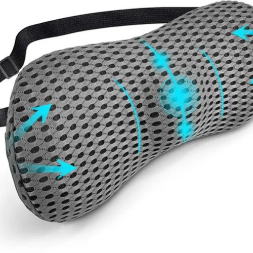 Unyqoos ® Luxe Lendensteunkussen van Traagschuim voor Optimaal Comfort en Ondersteuning in Auto en Thuis