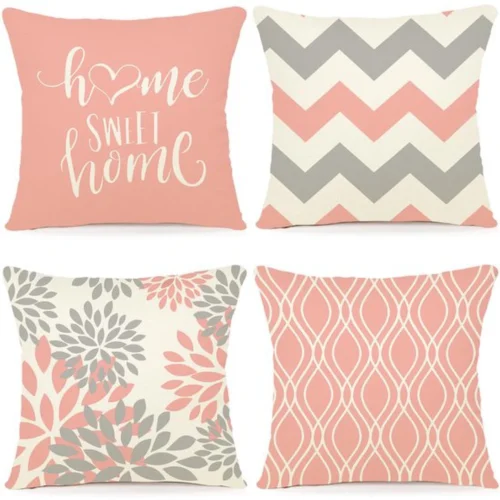 P-87213230319540-20260406110355.webp Unyqoos ® Set van 4 Decoratieve Kussenhoezen met Geometrisch Ontwerp voor Binnen- en Buitengebruik