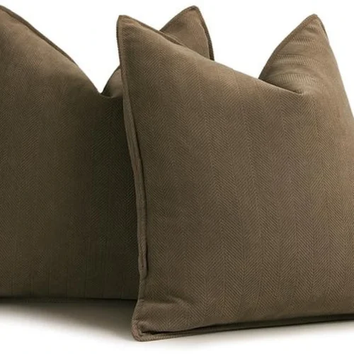 Unyqoos ® Elegante Chenille Kussenhoezen 50x50 cm voor Luxe Woondecoratie Set van 2 Stuks