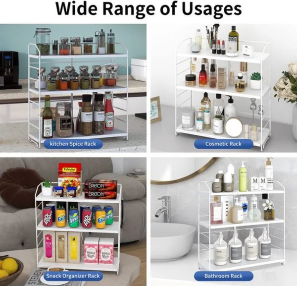 P-87213230335901-20260406101836.webp Unyqoos® Verstelbaar en Multifunctioneel Opbergrek voor Keuken, Badkamer en Slaapkamer