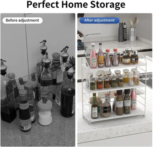 P-87213230335906-20260406101910.webp Unyqoos® Verstelbaar en Multifunctioneel Opbergrek voor Keuken, Badkamer en Slaapkamer