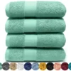 Unyqoos ® Zacht en Luxe Handdoekenset van 4 Stuks met Hoogwaardige Katoen en Optimale Absorptie