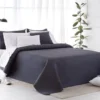 Unyqoos® Luxueus Microvezel Dekbed voor Alle Seizoenen, Extra Zacht en Veelzijdig, Donkergrijs, 180 x 260 cm
