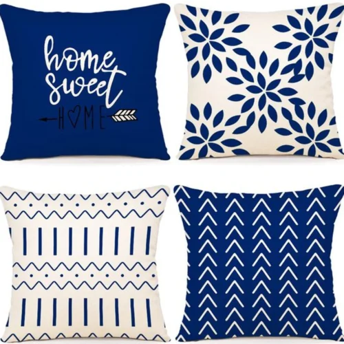 P-87213230348490-20260406111135.webp Unyqoos ® Set van 4 Luxe Linnen Kussenhoezen voor Sofa, Tuinbed en Bank 40x40cm