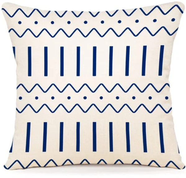 Unyqoos ® Set van 4 Luxe Linnen Kussenhoezen voor Sofa, Tuinbed en Bank 40x40cm