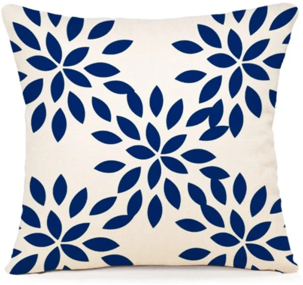 Unyqoos ® Set van 4 Luxe Linnen Kussenhoezen voor Sofa, Tuinbed en Bank 40x40cm