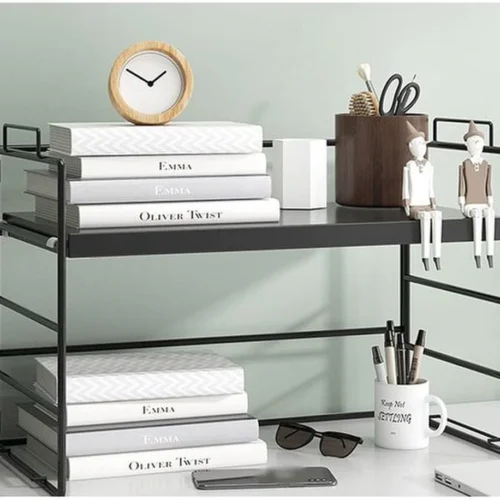 Unyqoos ® Multifunctionele Organizer voor Bureau of Thuisgebruik met Stijlvol Ontwerp in Zwart