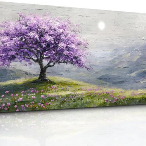 Unyqoos® Moderne Levensboom Canvas Schilderij Voor Diverse Ruimtes 50 x 100 cm