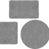 Unyqoos ® Ultrazachte en Absorberende 3-Delige Badkamermatten Set met Antislipfunctie