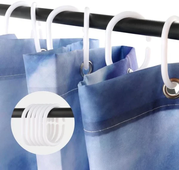 P-87213230370481-20260403084557.webp Unyqoos® Oceanisch Thema Schimmelbestendig Douchegordijn met Waterdichte Polyester Stof en 12 Ringen