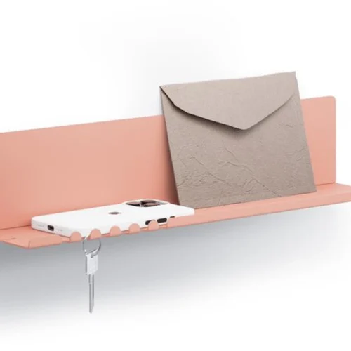 Unyqoos ® Stijlvol Wandrek met Haken en Kabelhouder voor Diverse Ruimtes