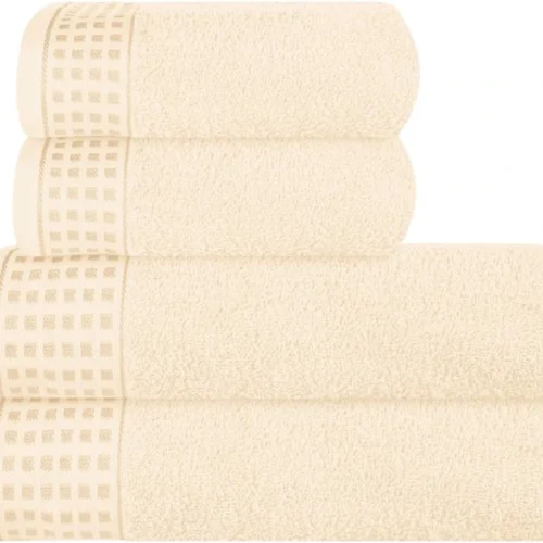 Unyqoos ® Set van Luxe Zachte Handdoeken - 4-Delige Set Inclusief Extra Grote Badhanddoeken en Handdoeken voor Dagelijks Gebruik