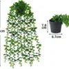 Unyqoos ® Levensechte Hangende Groene Kamerplanten voor Binnen- en Buitendecoratie, Set van 3 Stuks