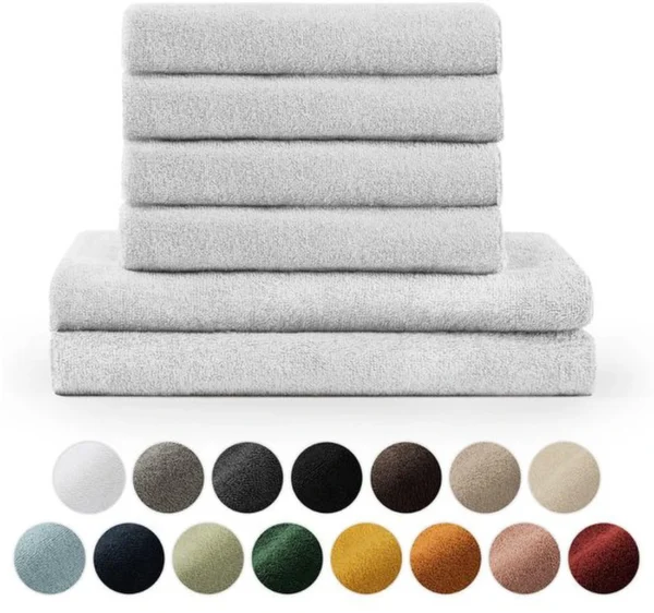 P-87213230388920-20260405184758.webp Unyqoos ® Ultrazachte en Absorberende Handdoekenset van Hoogwaardig Katoen met Oeko-Tex Certificering