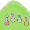 Unyqoos ® Groene Baby Handdoek met Capuchon, 100x100 cm, Zacht en Absorberend Katoen