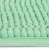 Unyqoos® Zachte Lichtgroene Badmat met Antislip Chenille Ontwerp voor Comfort en Veiligheid in de Badkamer