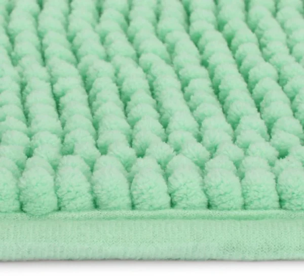 Unyqoos® Zachte Lichtgroene Badmat met Antislip Chenille Ontwerp voor Comfort en Veiligheid in de Badkamer
