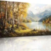Unyqoos® Verbluffende Landschap Canvas Kunst voor Stijlvolle Wanddecoratie
