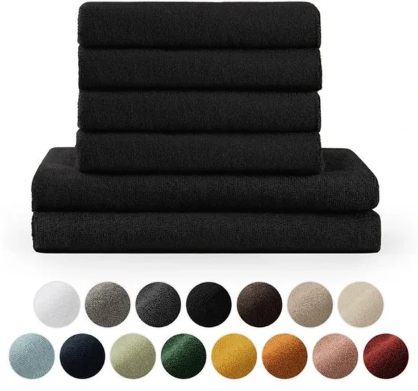 Unyqoos ® Luxueuze 4-delige Handdoekenset van Hoogwaardig Katoen - Zacht, Absorberend en Huidvriendelijk