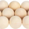 Unyqoos ® Creatieve Houten Knutselballen voor Unieke Doe-Het-Zelf Projecten en Decoraties