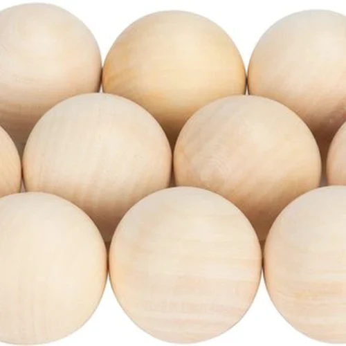 Unyqoos ® Creatieve Houten Knutselballen voor Unieke Doe-Het-Zelf Projecten en Decoraties