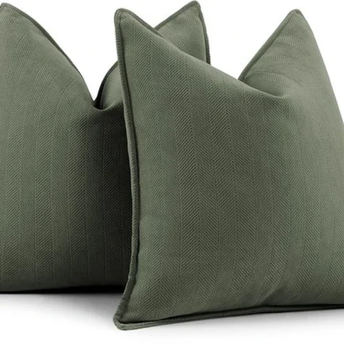 Unyqoos ® Zachte Chenille Sierkussenslopen voor Luxueuze Woon- en Slaapkamerdecoratie, Set van 2, 50 x 50 cm