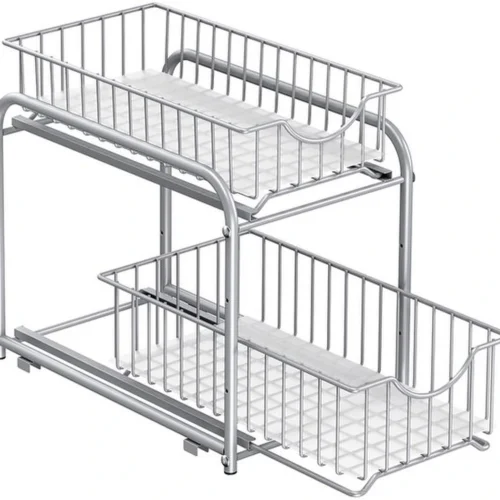 Unyqoos ® Multifunctionele Keuken- en Badkamer Organizer met Stapelbare en Uitbreidbare Opbergmogelijkheden