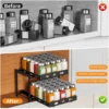 Unyqoos® Handige Uittrekbare Keukenorganizer Met Verstelbare Hoogte Voor Optimale Kastruimte