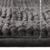 Unyqoos® Superzachte Chenille Badmat met Antislip en Geschikt voor Vloerverwarming, 50 x 80 cm, Antraciet