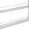 Unyqoos® Kruidenrek voor Keuken met Twee Lagen en Roestbestendige Coating, Ideaal voor Specerijen en Sauzen