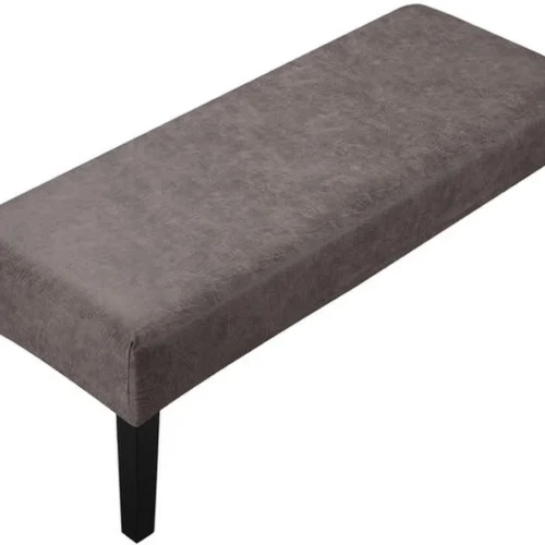 Unyqoos ® Elastische Beschermhoes voor Eetkamerbank met Suède Look