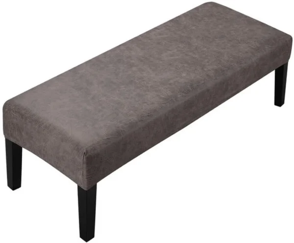 Unyqoos ® Elastische Beschermhoes voor Eetkamerbank met Suède Look