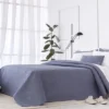 Unyqoos® Veelzijdige Luxe Steppdeken met Stijlvol Piqué-Motief voor Alle Seizoenen, Extra Zachte Microvezel