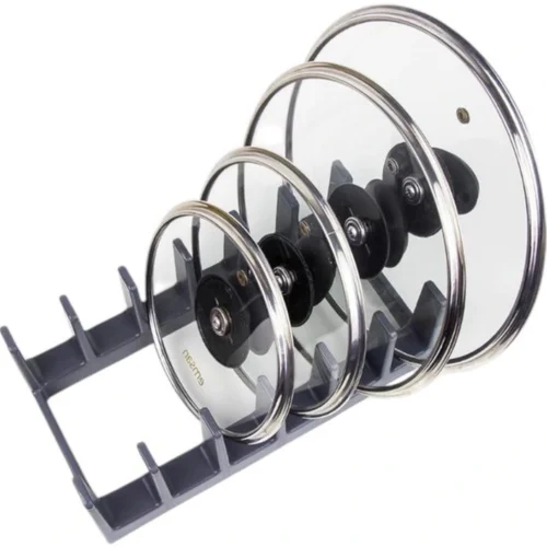 Unyqoos ® Ruimtebesparende Deksel- en Pannenhouder voor Georganiseerde Keukenopslag met Stijlvol Design