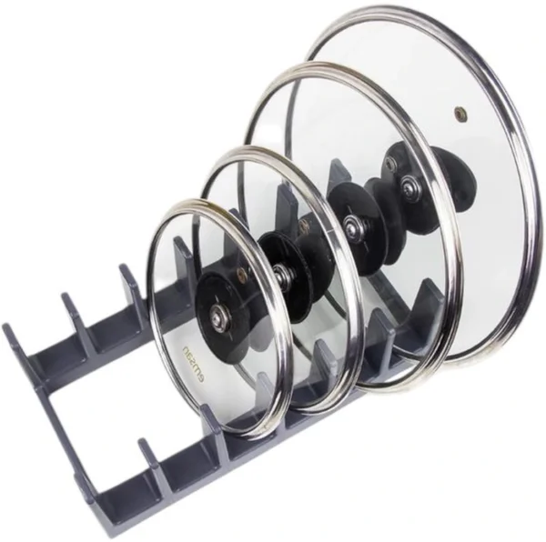 Unyqoos ® Ruimtebesparende Deksel- en Pannenhouder voor Georganiseerde Keukenopslag met Stijlvol Design