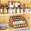 Unyqoos ® Kruidenrek met Vier Verstelbare Niveaus voor Optimale Keukenorganisatie