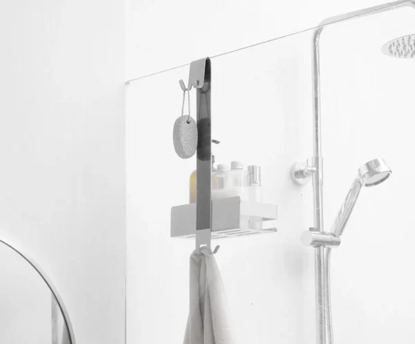 Unyqoos ® Ophangbare Doucheorganizer Zonder Boren voor Stijlvolle en Ruime Badkameropslag