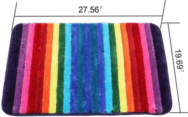 Unyqoos ® Zachte en Absorberende Microvezel Badmat met Antislip Ontwerp voor Diverse Kamers, 50 x 70 cm