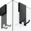 P-87213230521570-20260405183500.webp Unyqoos® Set van 2 krasvrije en antislip douchehaken voor glazen douchewand