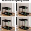 P-87213230534992-20260406095405.webp Unyqoos® Uittrekbare Dubbele Organizer met Haken voor Onder de Wastafel, Verstelbaar en Ruimtebesparend