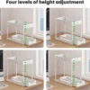 P-87213230534994-20260406095421.webp Unyqoos® Uittrekbare Dubbele Organizer met Haken voor Onder de Wastafel, Verstelbaar en Ruimtebesparend