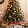 Unyqoos® Set van 12 decoratieve rode kerstballen voor een feestelijke kerstboom