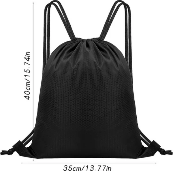 Unyqoos® Waterbestendige sporttas met trekkoord, ideaal voor gym, school, strand en reizen, uniseks ontwerp