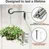 Unyqoos® Set van 2 Robuuste Wandhaken voor Planten en Decoratie Buiten en Binnen
